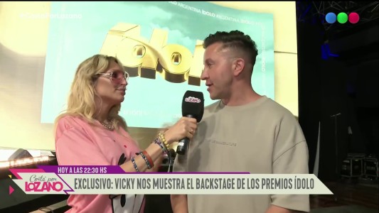 el backstage de los premios idolo 2025