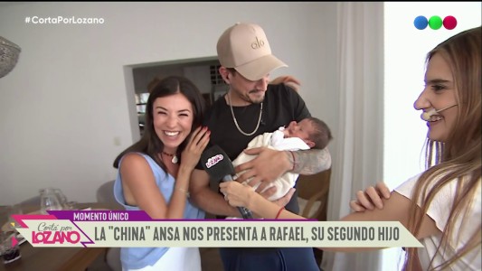la china ansa presento a rafael su segundo hijo