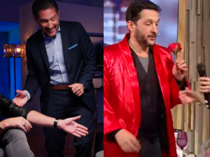 Germán Paoloski cayó en la trampa una vez más y tuvo que imitar a Sandro de nuevo