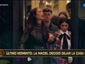 Salida inesperada: “La Maciel” decidió dejar la casa de Gran Hermano Generación Dorada