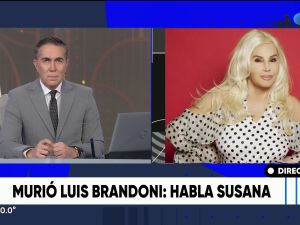 Susana Giménez: "Tenemos que estar agradecidos en Argentina por haber tenido a Luis Brandoni"