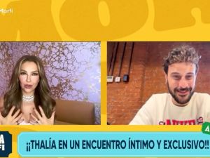 “Todo suena mejor en cumbia”: Thalía presentó su nuevo álbum en La Peña de Morfi