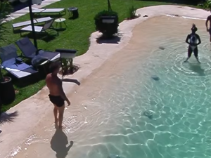 Martín, en modo profe: mediodía de calor y entrenamiento en la playa