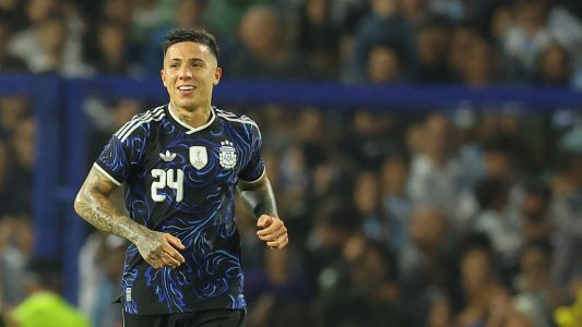 Enzo abrió el marcador con un golazo - Argentina vs Mauritania