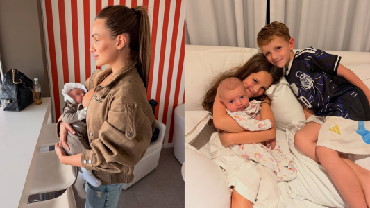 Puro amor: Cami Homs compartió las fotos más tiernas de su familia