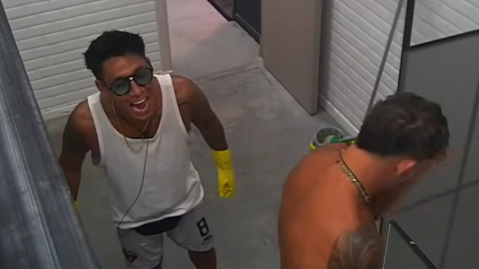 Hicieron una broma en el baño y la víctima fue Martín: Brian estalló de risa