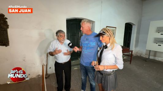 Marley y Vicky recorrieron el lugar donde durmió San Martín antes de cruzar los Andes