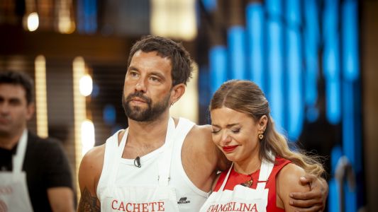 Evangelina Anderson y Cachete Sierra se despidieron de Masterchef Celebrity