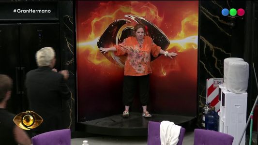Así fue el regreso de Andrea del Boca a la casa de Gran Hermano