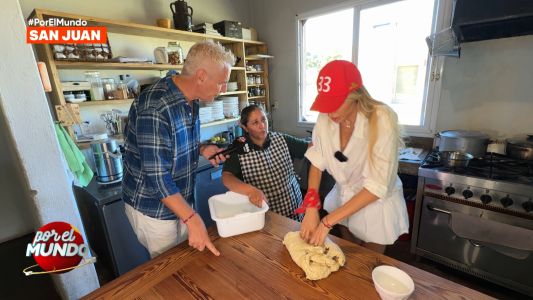 Marley y Vicky aprendieron a hacer semitas sanjuaninas y sorprendieron con el resultado