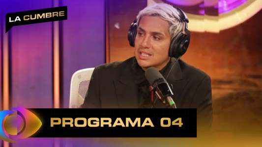 Kennys Palacios en "La Cumbre" con Santiago del Moro