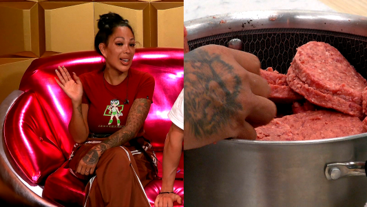 La Maciel hizo albóndigas de medallones de caja y todos corrieron al baño