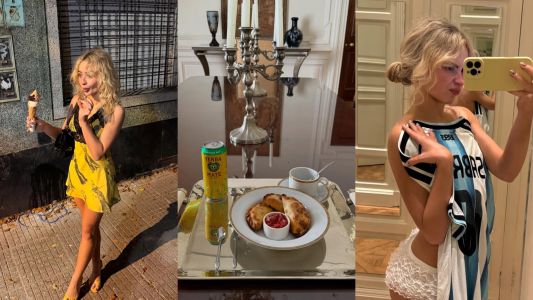 Empanadas, helado y Scaloneta: las postales de Sabrina Carpenter en la argentina