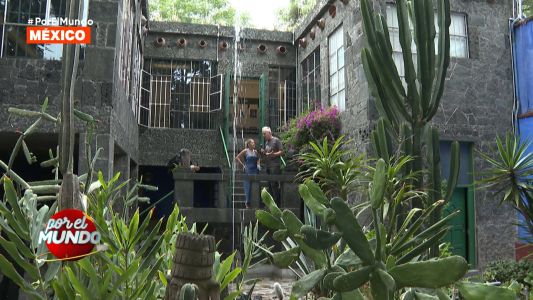 De la habitación a los jardines: así fue la visita de Marley y la Reini a la casa de Frida Kahlo