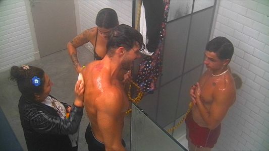 Entre risas y tensión: el particular momento de Luana, Zunino y Fabio