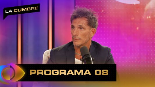 Martín Rodríguez en "La Cumbre" con Santiago del Moro