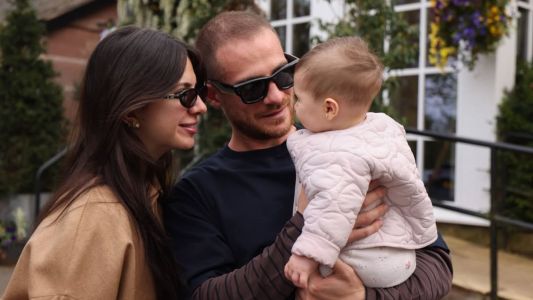 Así está hoy Alaia, la hija de Alexis Mac Allister y Ailén Cova: las tiernas fotos que compartió el futbolista