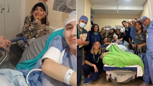 María Becerra estuvo en el hospital junto a Sol, la fan a la que ayudó a pagar su tratamiento oncológico