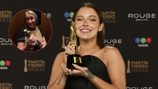 "Me hiciste lagrimear": la tierna reacción de los papás de Sofía Gonet tras ganar el Martín Fierro de la Moda
