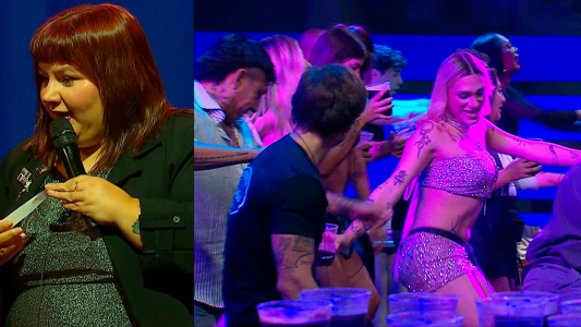 Fiesta del sábado: dejaron de lado del stand up y se armó el cachengue