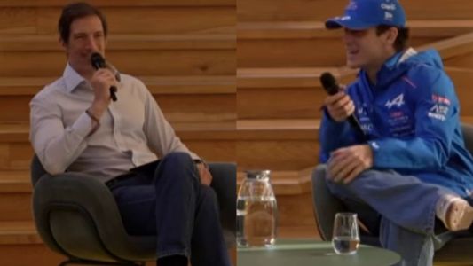 "¡Me siento en 'Pasapalabra'!": el divertido cruce entre Iván de Pineda y Franco Colapinto