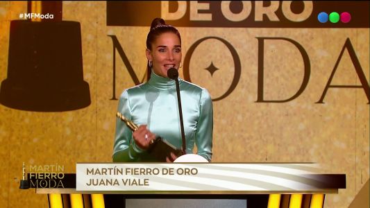 ¡Juana Viale ganó el Martín Fierro de Oro de la Moda 2026!