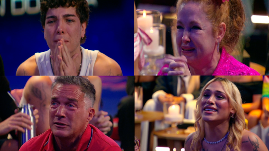 Lágrimas y desborde de emociones con los saludos de los familiares por la Pascua