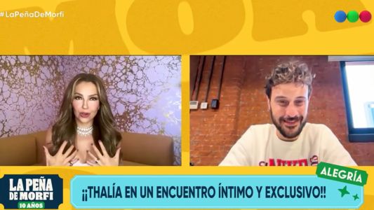 “Todo suena mejor en cumbia”: Thalía presentó su nuevo álbum en La Peña de Morfi