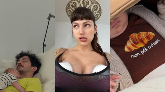 "Tanto amor no me cabe": Úrsula Corberó y el Chino Darín mostraron la intimidad de sus días con Dante