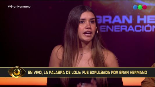 Lola Tomaszeuski hizo todo lo posible para defenderse en el debate tras la expulsión
