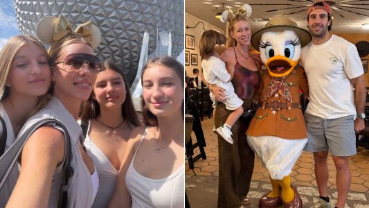 Nicole Neumann celebró los 15 años de Allegra Cubero con un viaje familiar a Disney