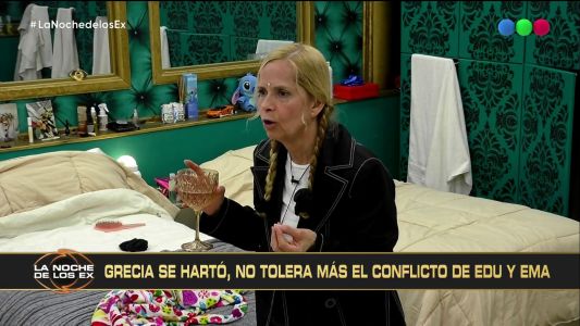 Grecia Colmenares se hartó del conflicto entre Emanuel Di Gioia y Eduardo Carrera
