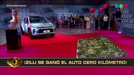 Emoción total en Gran Hermano: Yanina Zilli ganó el auto 0km