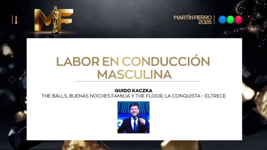 Mejor labor en conducción masculina