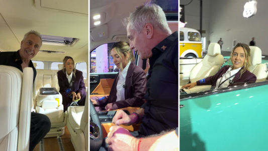 Autos voladores y tecnología de punta: la aventura de Marley y Sofi Martínez en China