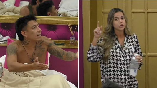“Sos falso y hablás a mis espaldas”: la fuerte pelea entre Cinzia y Brian