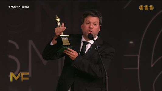 Guido Kaczka se consagró con el Martín Fierro de Oro: "La televisión es mi vida"
