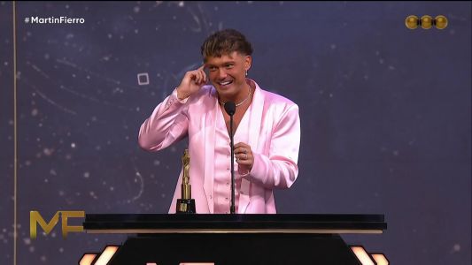 Ian Lucas, campeón de Masterchef Celebrity, ganó el Martín Fierro a la Revelación del año