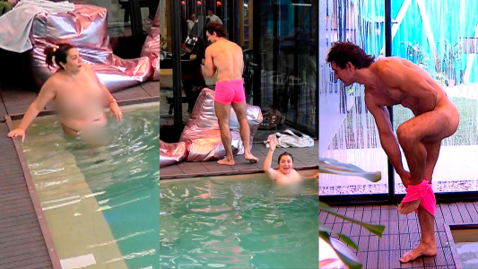 Pincoya y JC, al desnudo por completo