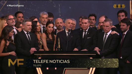Telefe Noticias, el mejor noticiero nocturno: "Este premio es para la gente de pie"