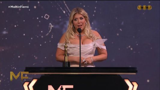 Wanda Nara se coronó como la mejor conductora de la televisión argentina en los Martín Fierro 2026