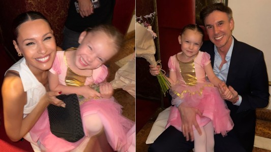 Video | Pampita y Roberto García Moritán acompañaron a Anita en su muestra de danza