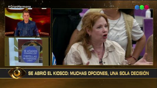 Se abrió el kiosco por primera vez: gritos, votación y reclamos a la producción