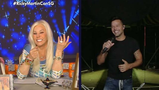 ¡Mano a mano de Susana con Ricky Martin!