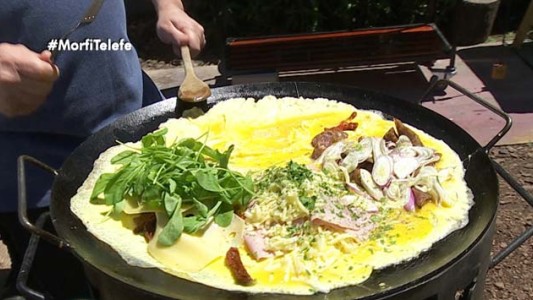 ¡Super omelette de 3 sabores!