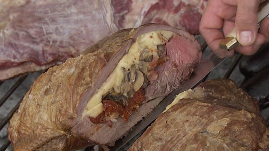 Vacío relleno a la parrilla