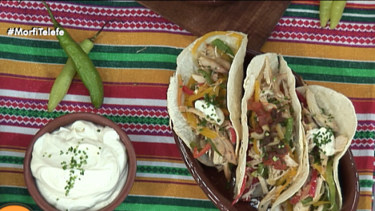 Súper tacos de pollo