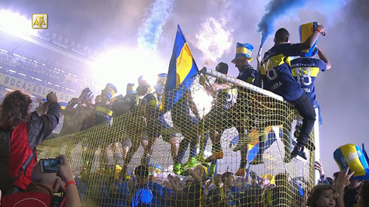 ¡La vuelta olímpica de Boca!