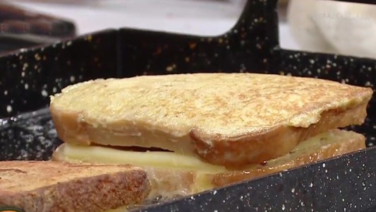 French toast de jamón y queso