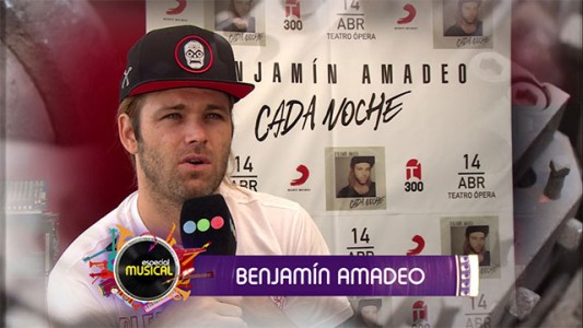 Benjamín Amadeo llegará al Teatro Opera el 14 de abril